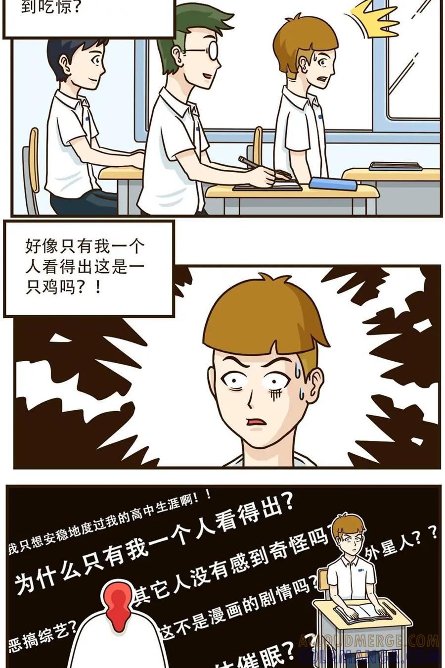 《厉害了我的鸡哥》第3话：转学生 第3页