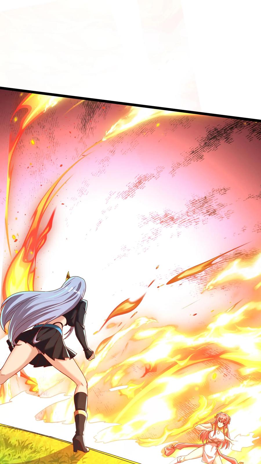 灵气复苏，我每天get一个新技能 - 第195话 冰与火的对决。 - 第2张图