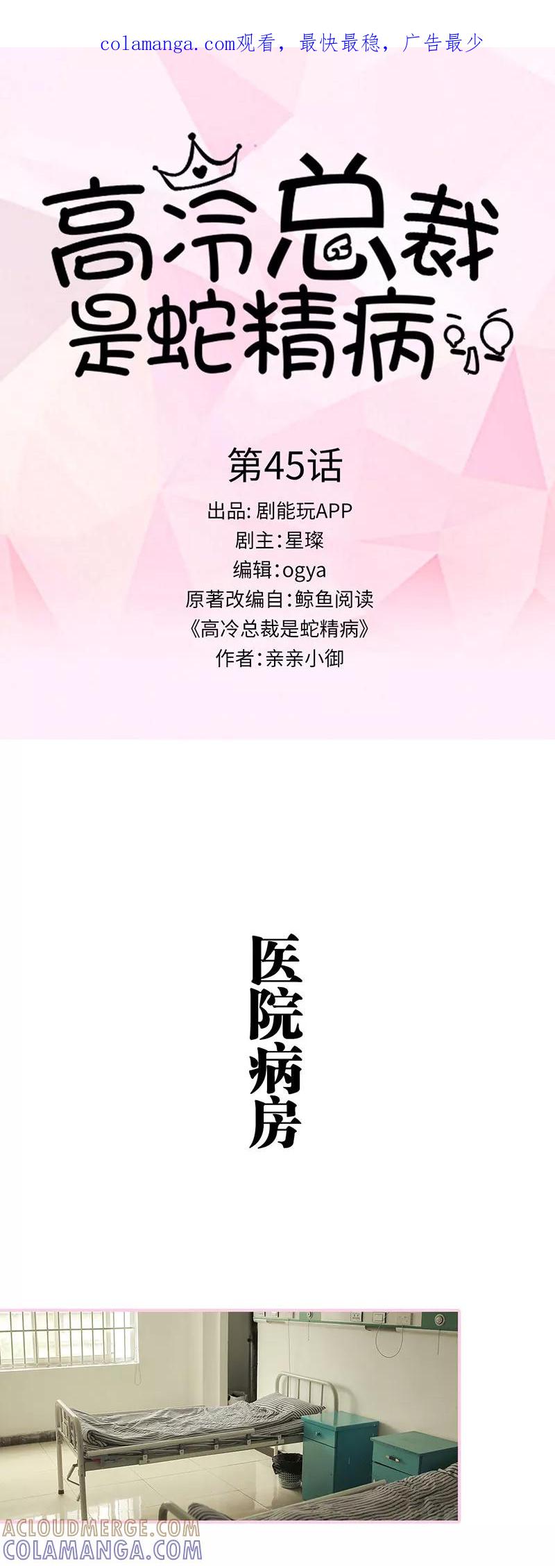 《高冷总裁是蛇精病》第45话 第1页