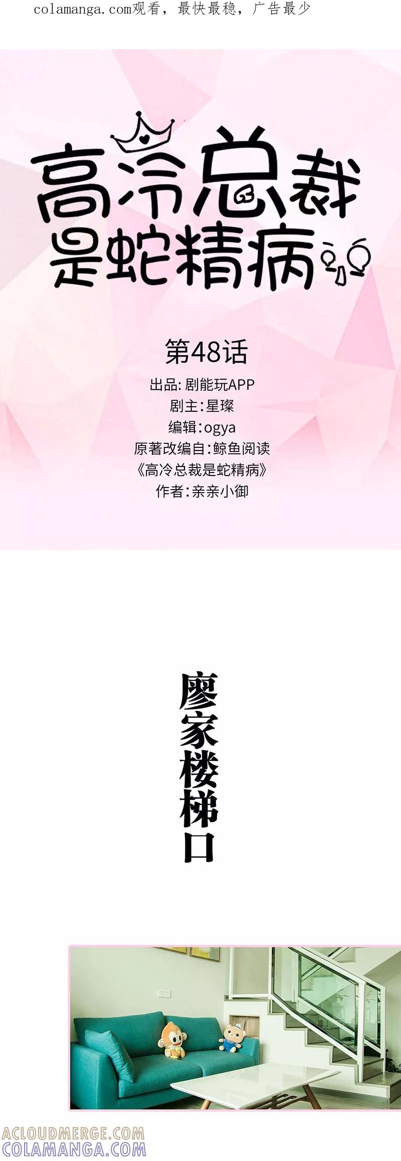 《高冷总裁是蛇精病》第48话 第1页