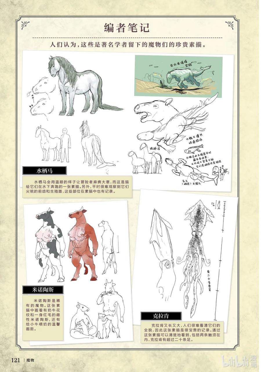 《迷宫饭 世界导览 冒险者权威指南》1 正文 第124页