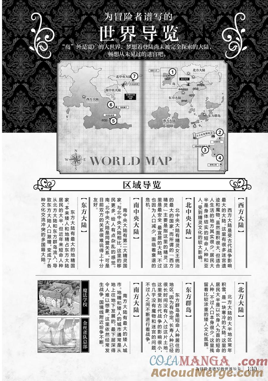 《迷宫饭 世界导览 冒险者权威指南》1 正文 第133页