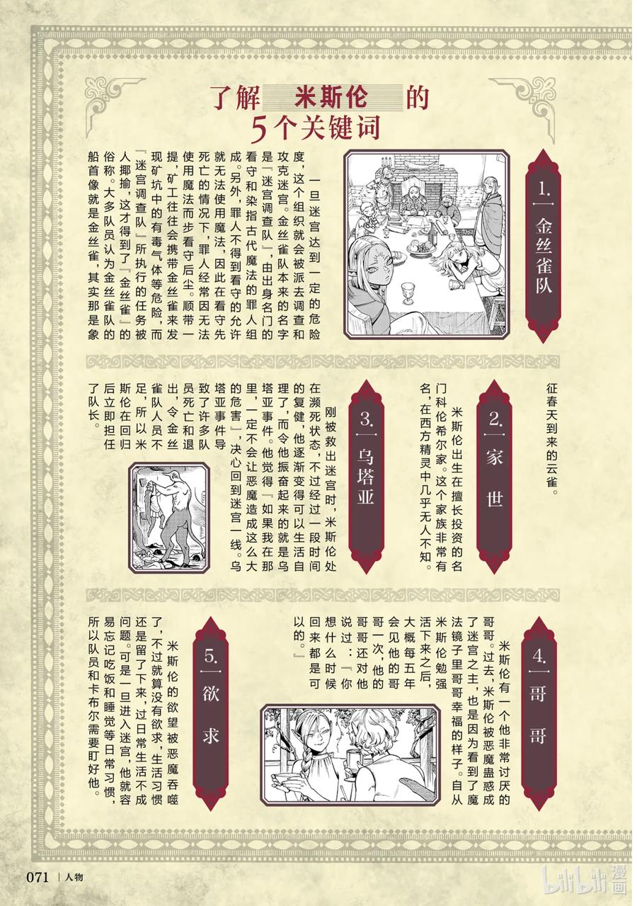 《迷宫饭 世界导览 冒险者权威指南》1 正文 第74页