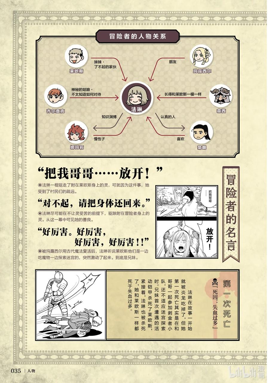 《迷宫饭 世界导览 冒险者权威指南》1 正文 第38页