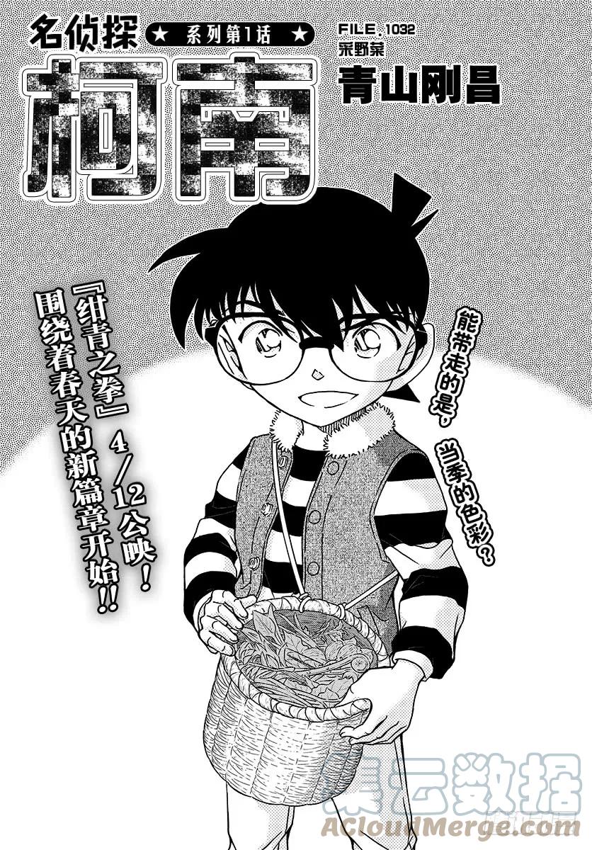 名侦探柯南 1032 FILE.1032 采野菜 第1页
