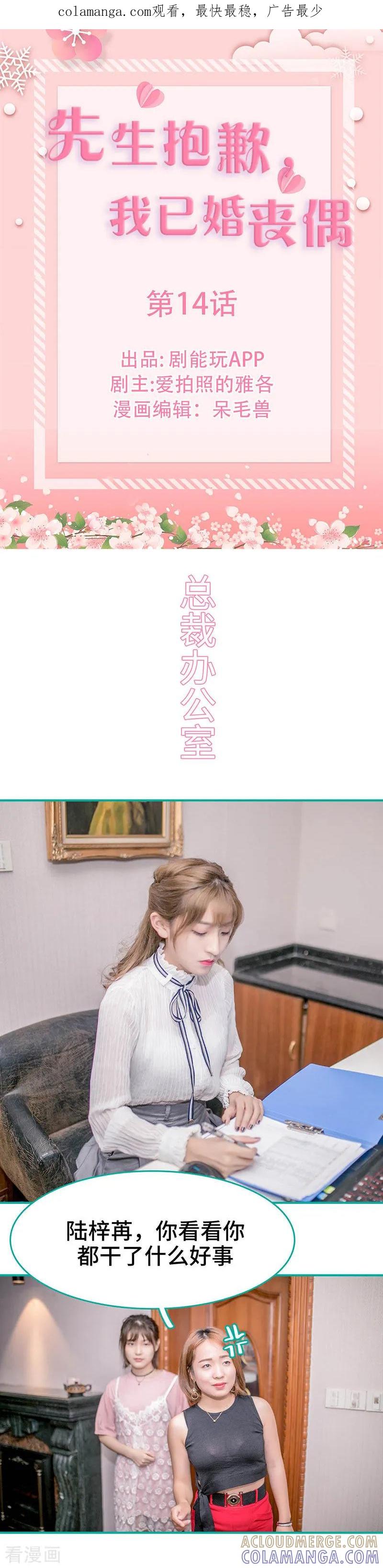 《先生抱歉，我已婚丧偶》第14话 第1页