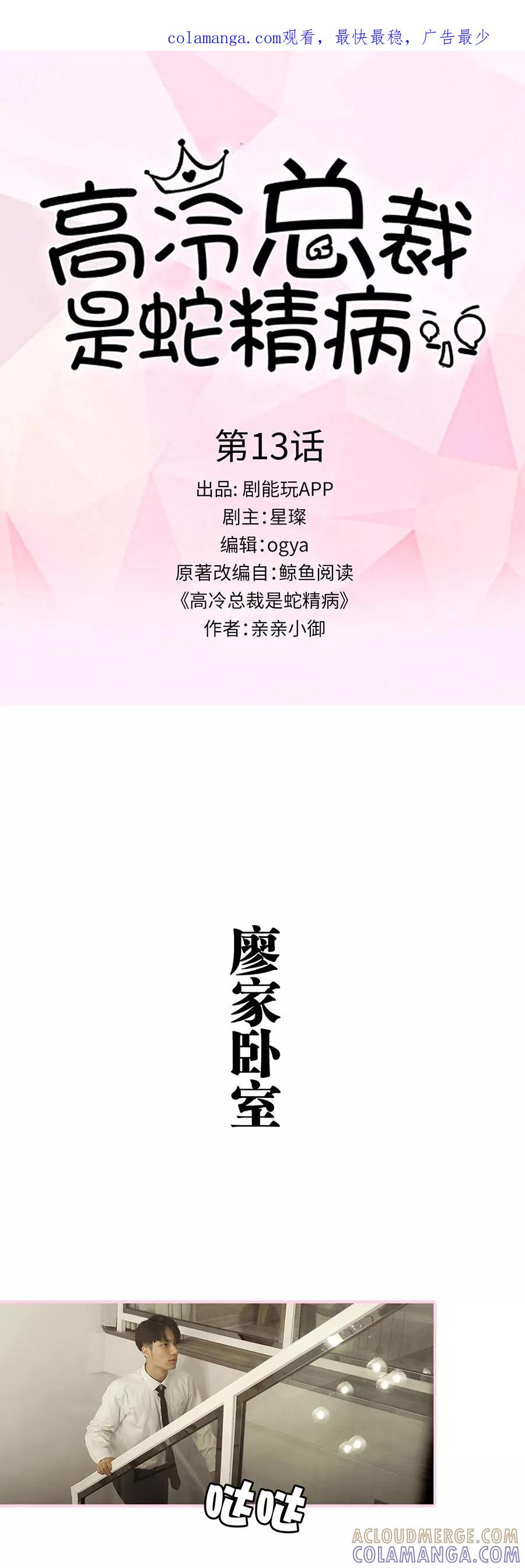 《高冷总裁是蛇精病》第13话 第1页