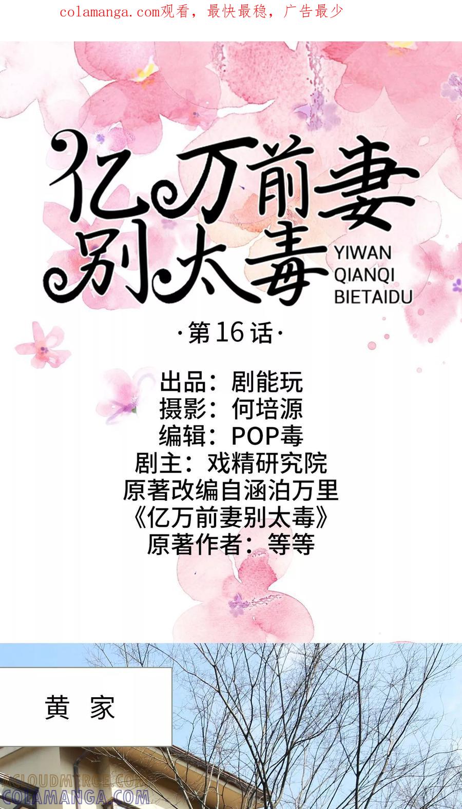 《亿万前妻别太毒》第16话 第1页