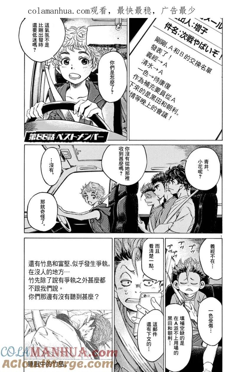 《青之芦苇》第88话 第1页