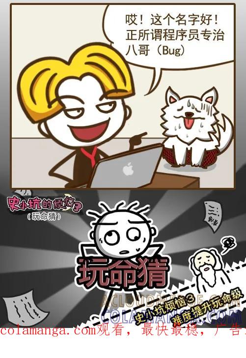 《史小坑漫画》程序员=bug大师吗？ 第4页