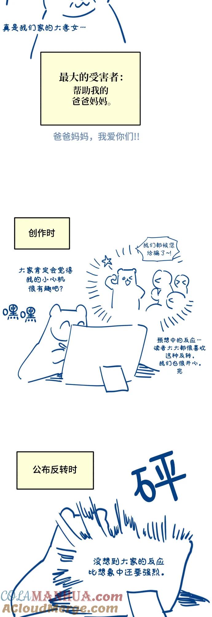 如出一辙的女儿 【免费】后记 第28页