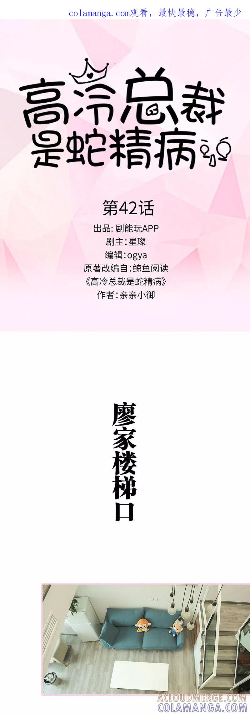 《高冷总裁是蛇精病》第42话 第1页