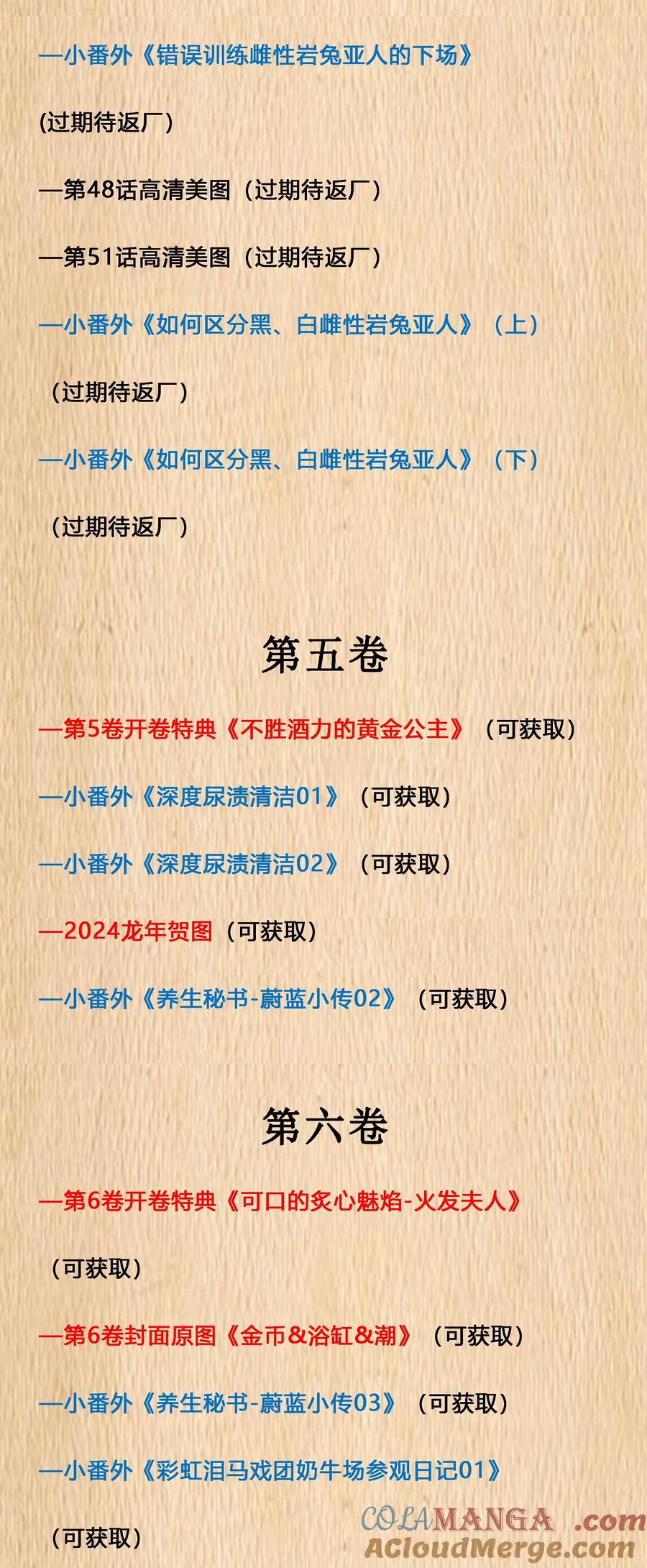 这个勇者是金钱至上主义者 福利公告 解锁各卷免费赠送福利公告 第5页