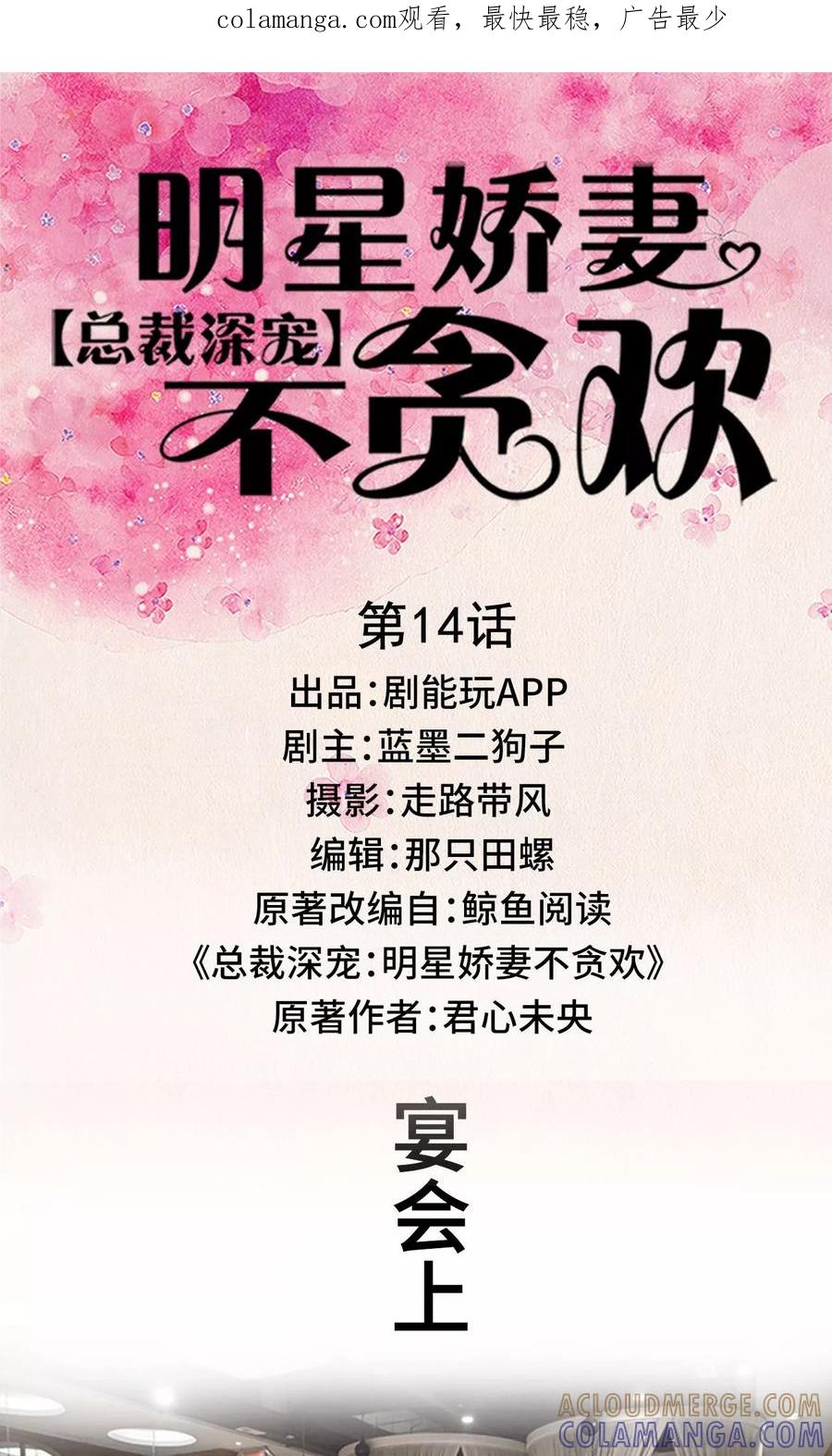 《总裁深宠：明星娇妻不贪欢》第14话 第1页