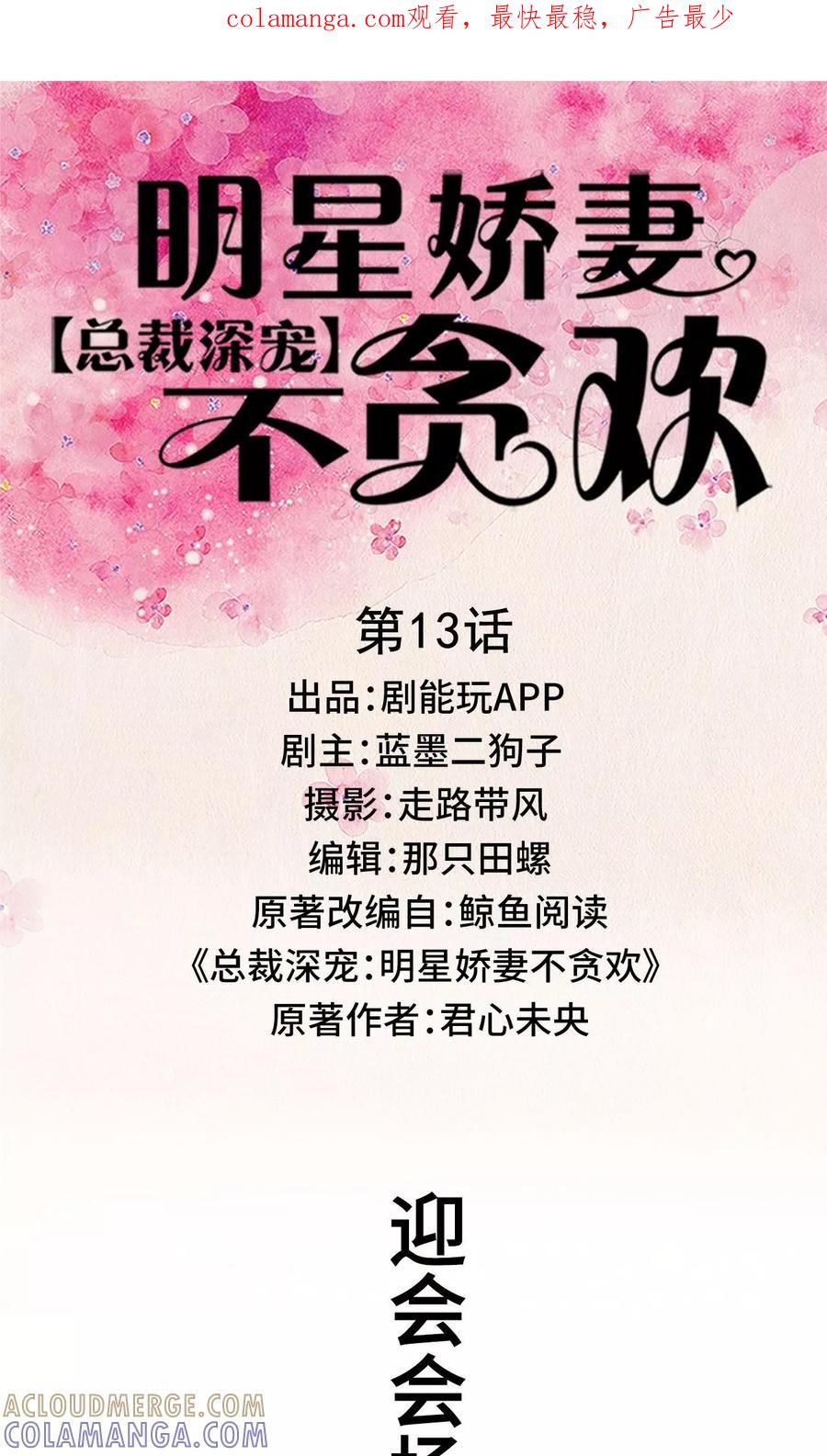 《总裁深宠：明星娇妻不贪欢》第13话 第1页