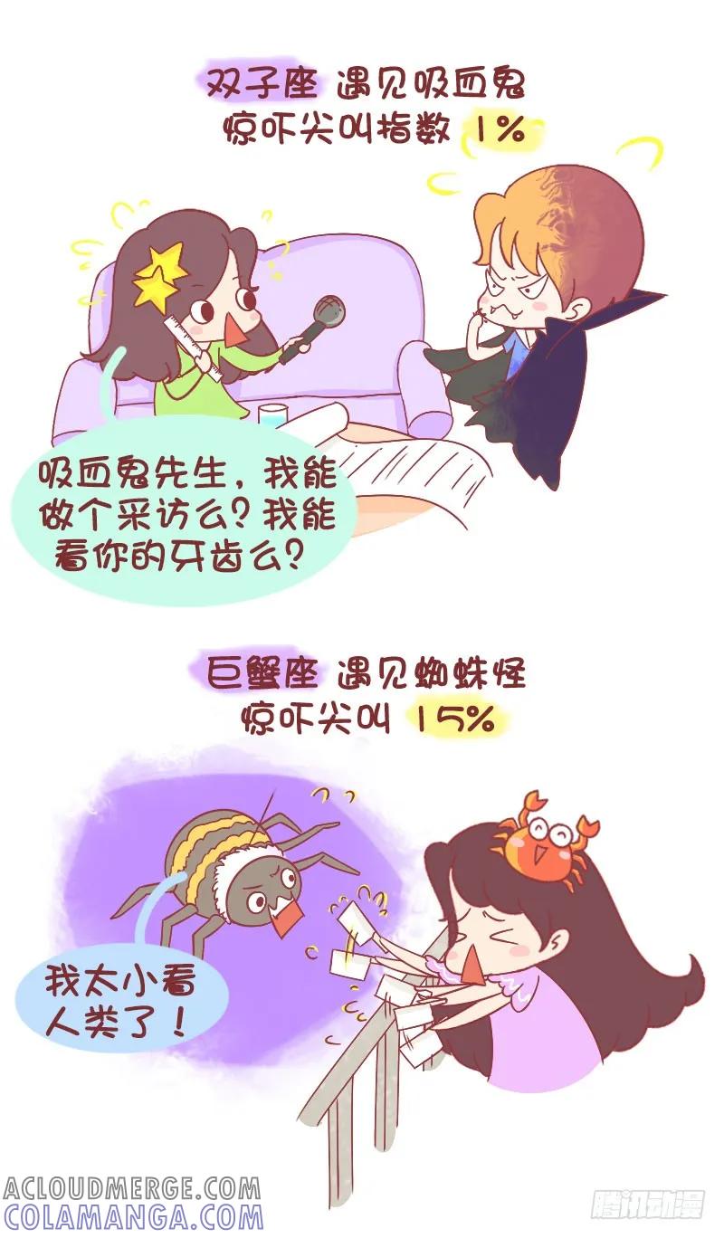 木木子漫画 十二星座被吓到时有多怂 第3页