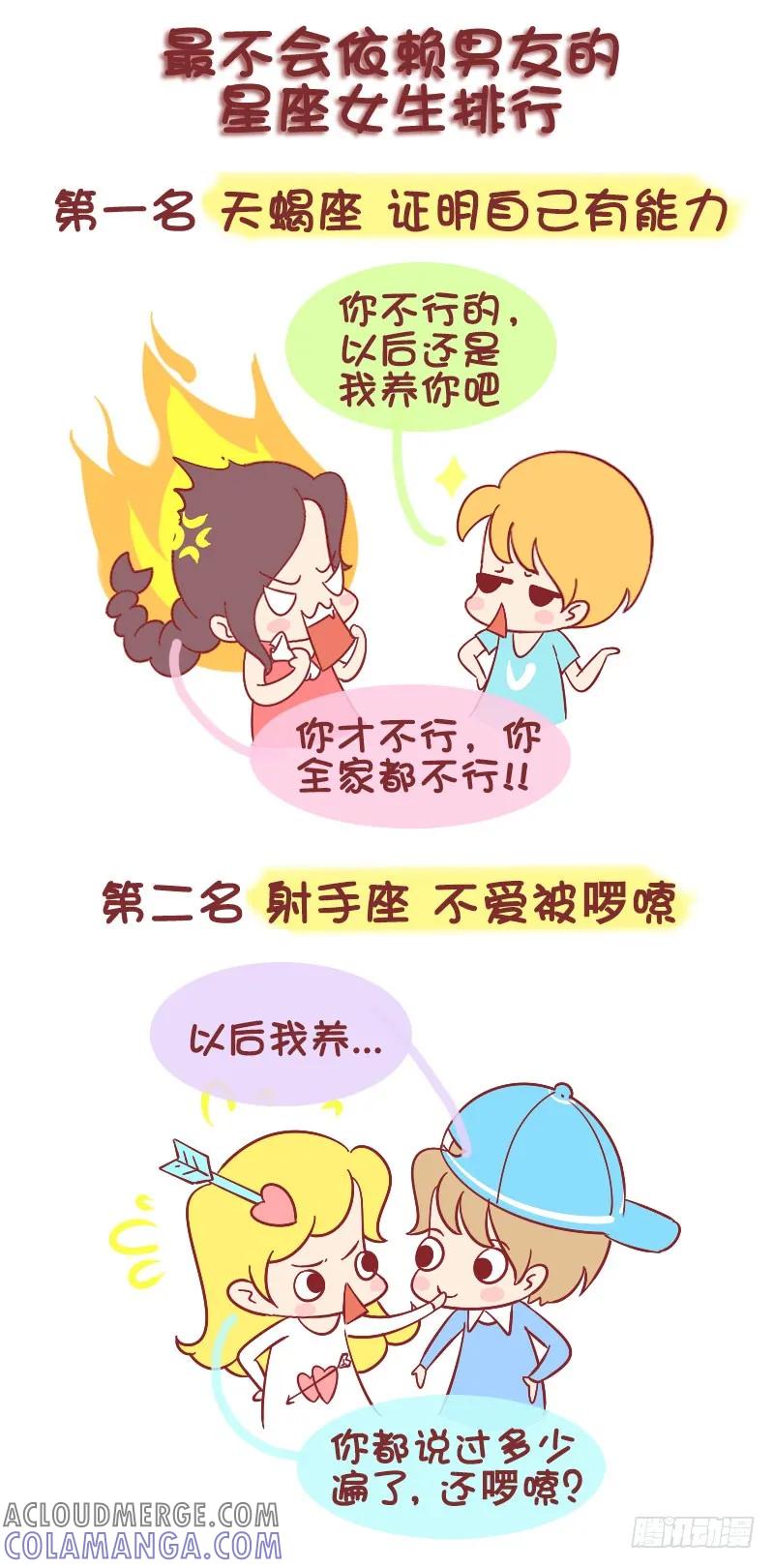 木木子漫画 十二星座女最不会依赖男友的排行榜 第2页