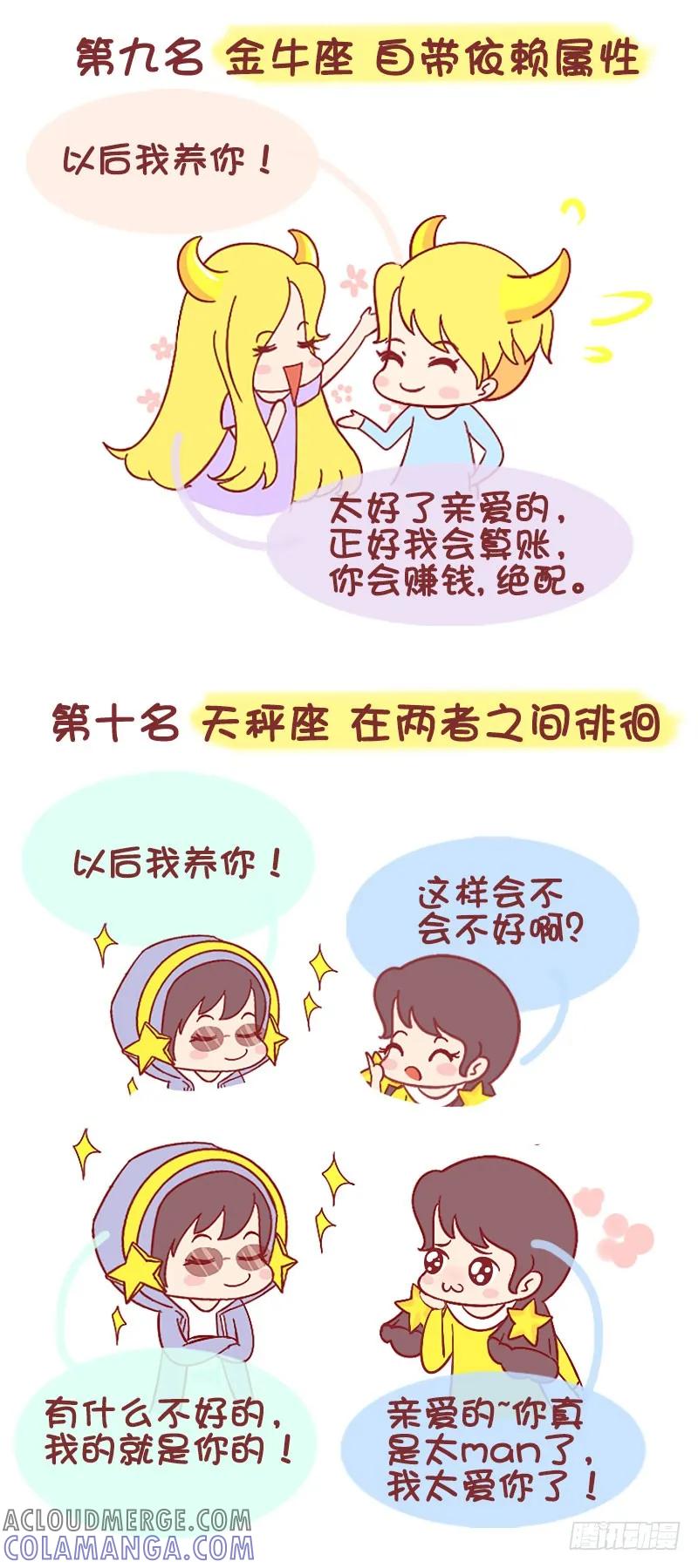 木木子漫画 十二星座女最不会依赖男友的排行榜 第6页