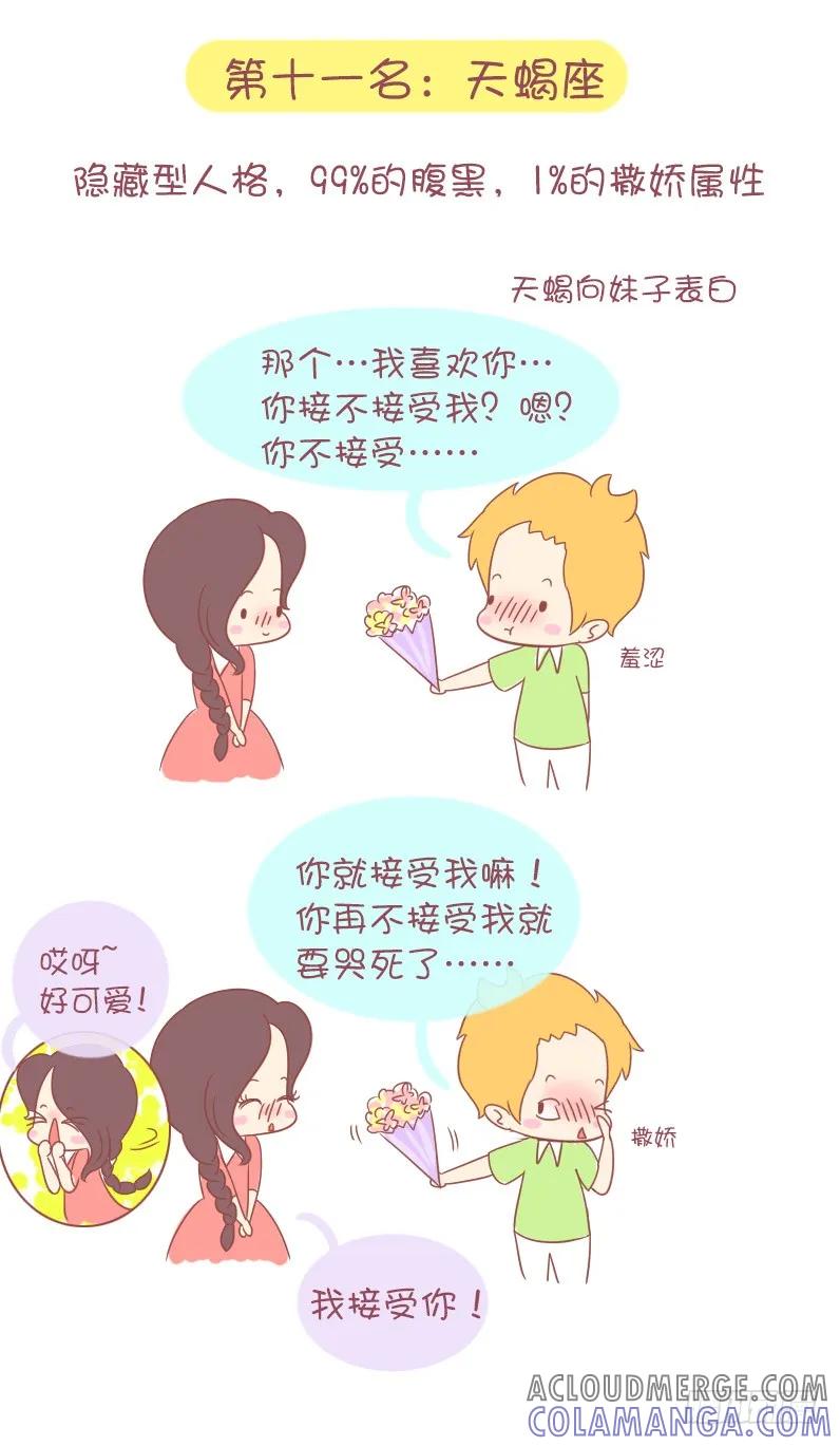 木木子漫画 十二星座撒娇排行榜 第11页