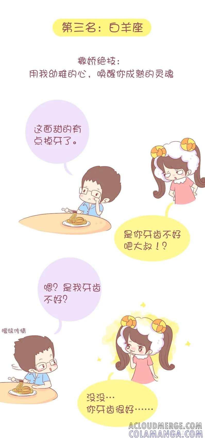 木木子漫画 十二星座撒娇排行榜 第3页