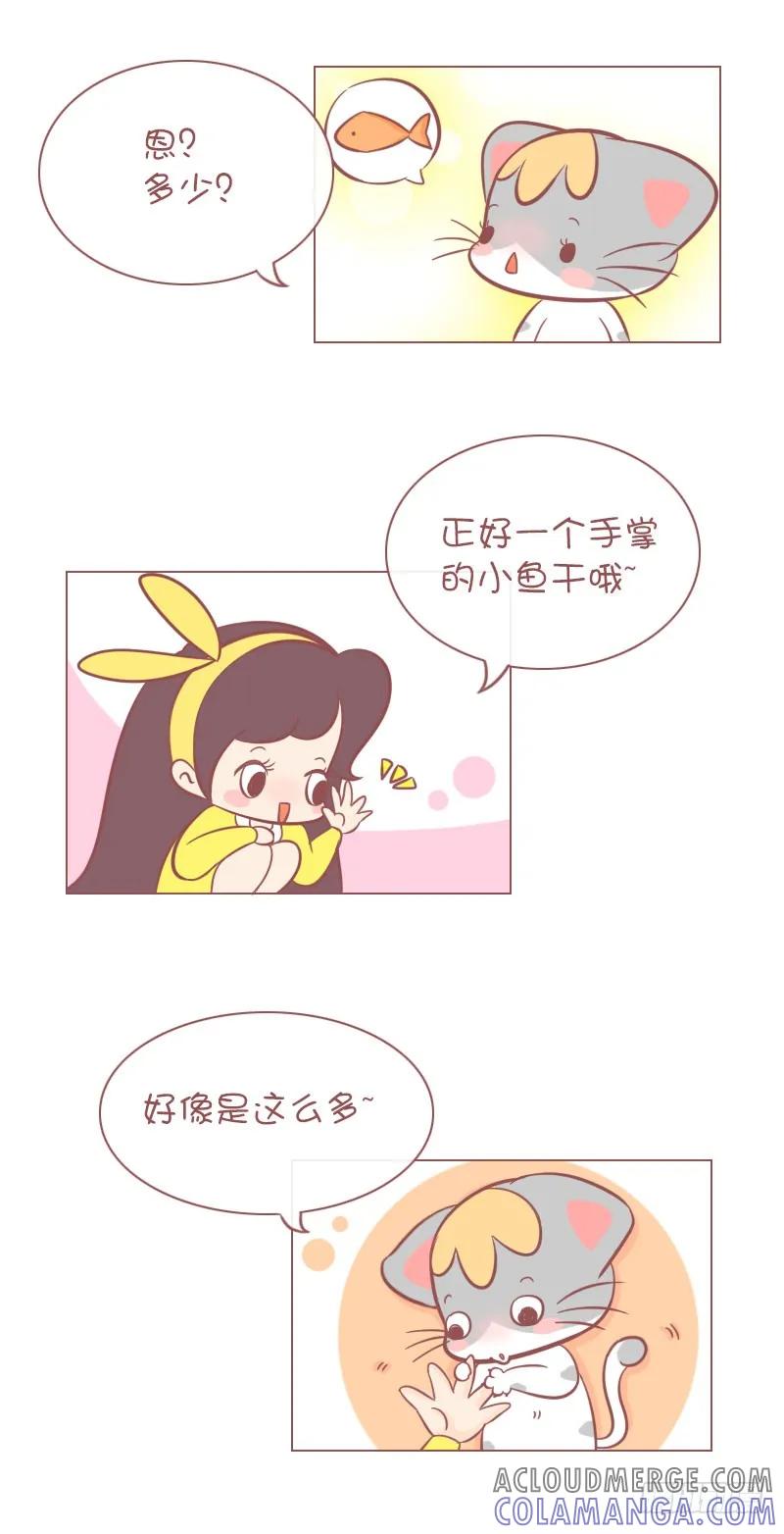 木木子漫画 亮爪，就这么多小鱼干！ 第3页