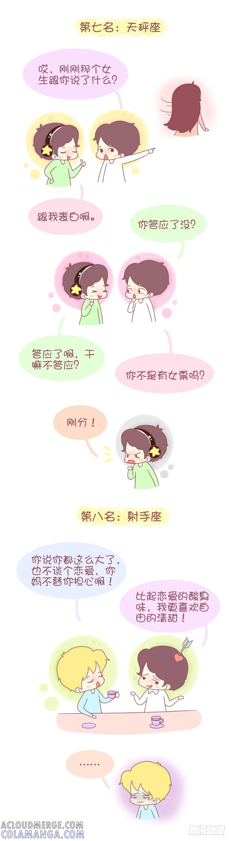 木木子漫画 十二星座不恋爱会死星人排行榜 第4页