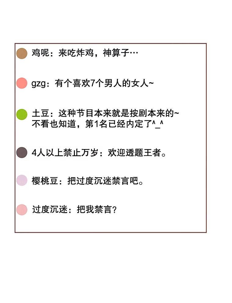 《心动！全民恋爱观察秀》12.快问快答3 第84页