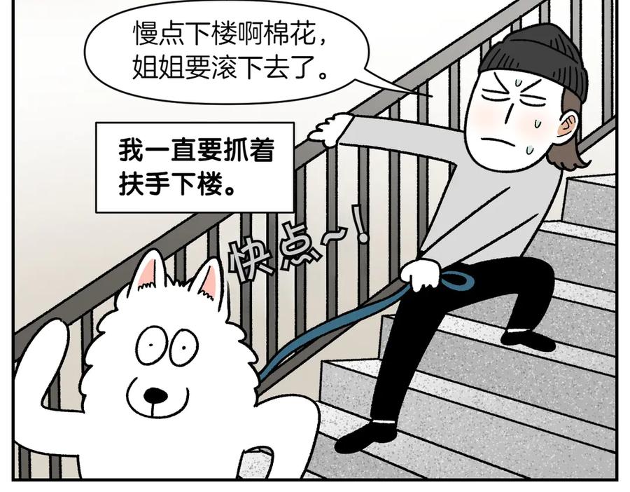 《我的狗子叫棉花》第61话 台阶和狗 第8页