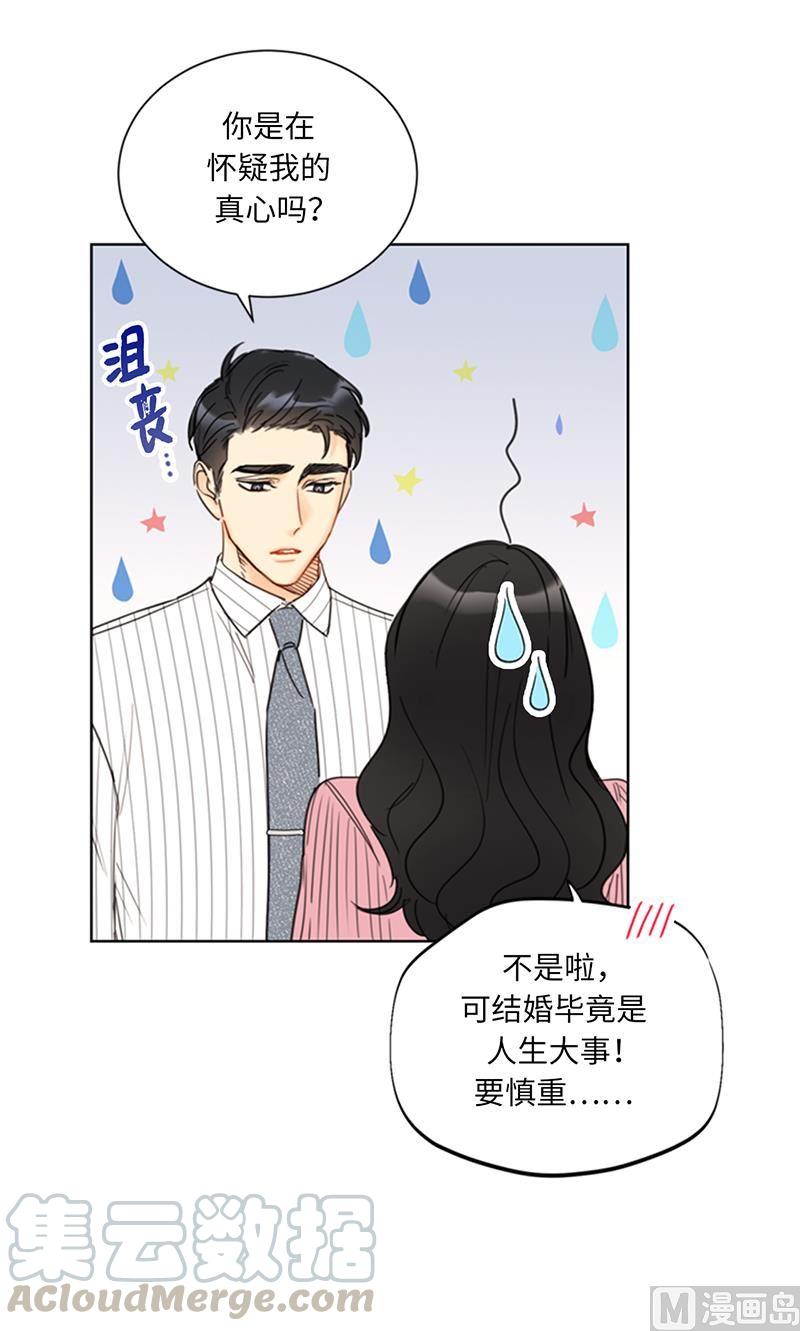 我和总裁相了个亲 - 97.不许提结婚 - 第33张图