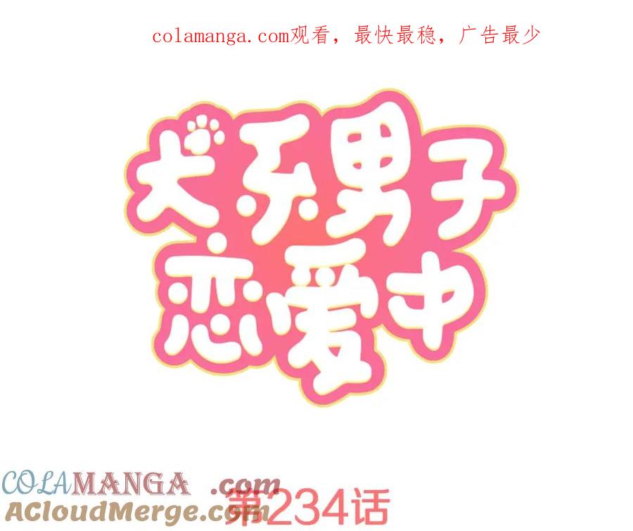 《犬系男子恋爱中》第234话 一起吃拉面的关系 第1页