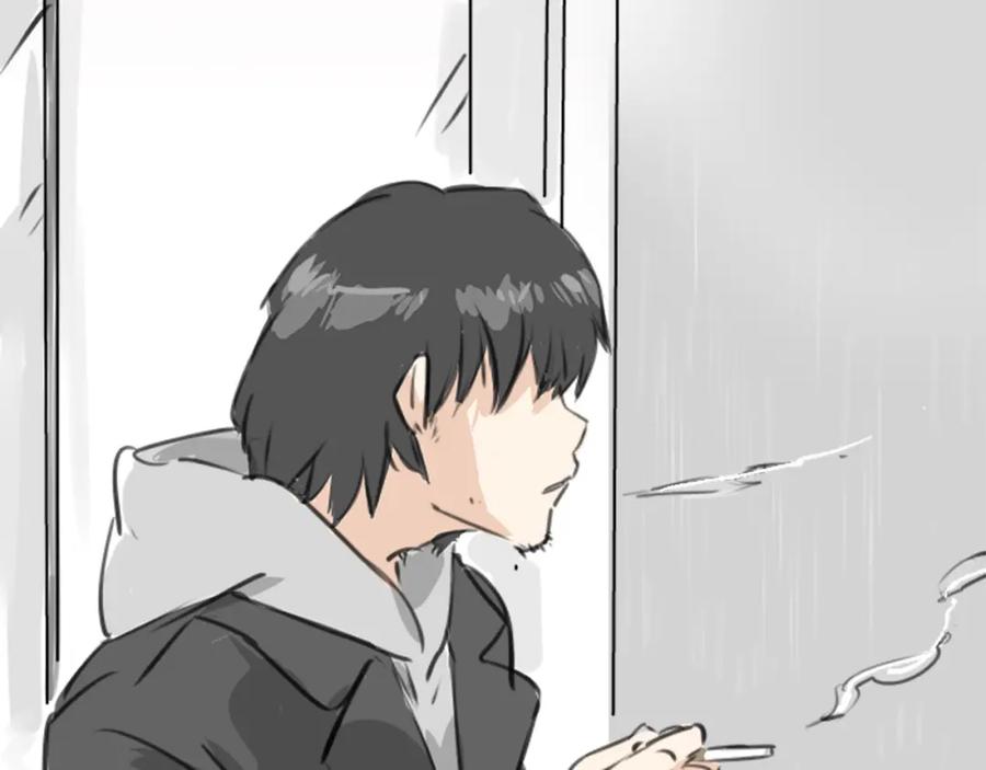 《犬系男子恋爱中》第268话 下雨和香烟 第63页