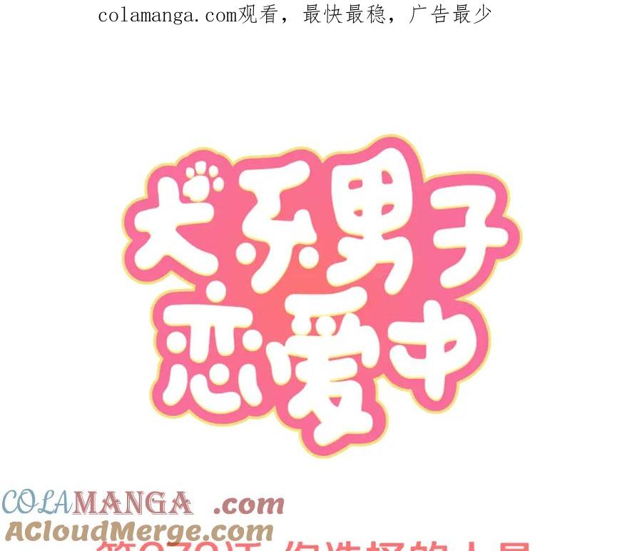 《犬系男子恋爱中》第273话 你选择的人是 第1页
