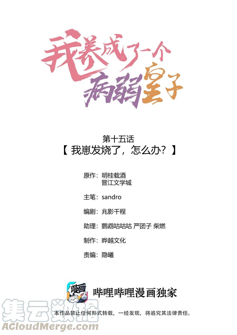 我养成了一个病弱皇子 015 我崽发烧了，怎么办？！ 第1页