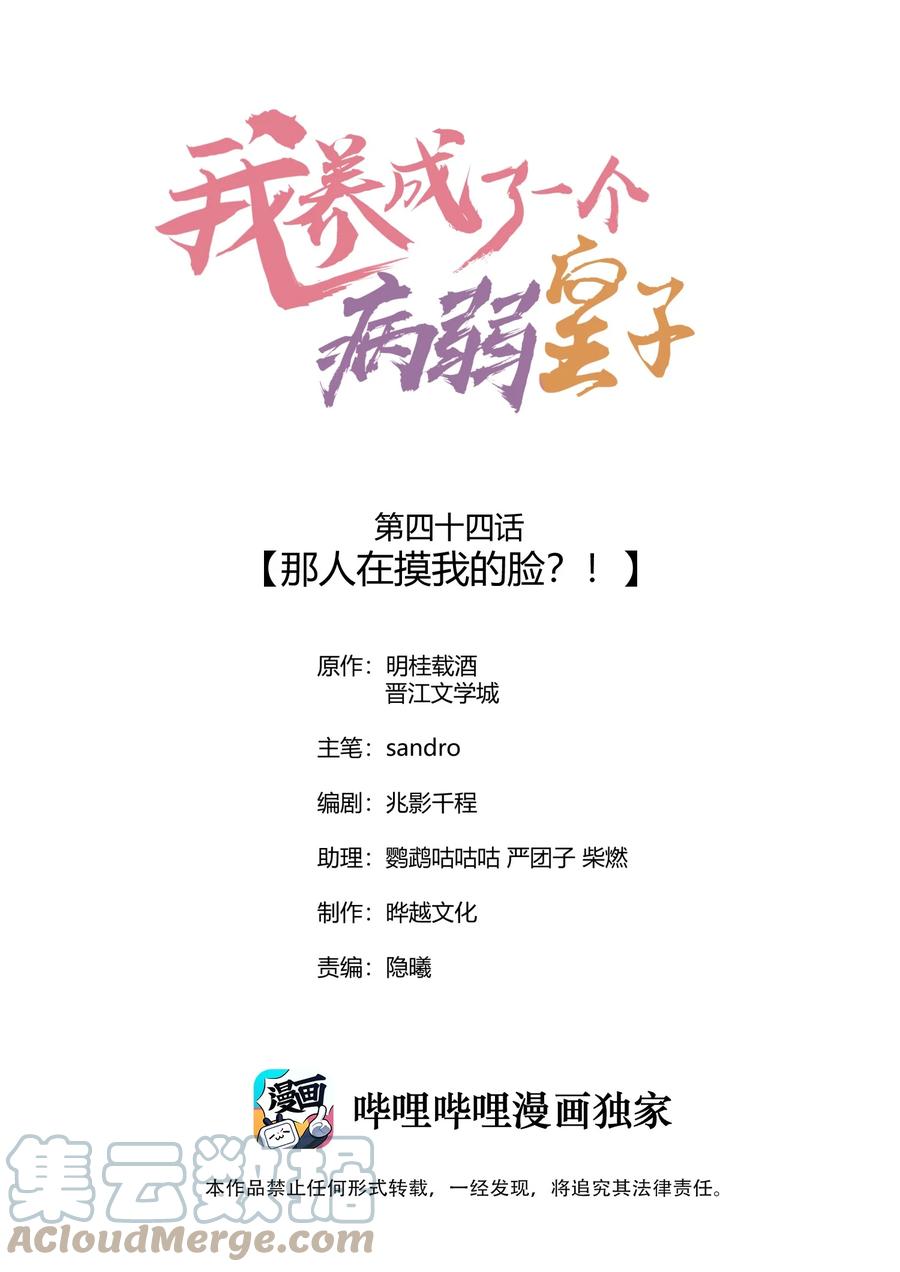 我养成了一个病弱皇子 044 那人在摸我的脸？！ 第1页