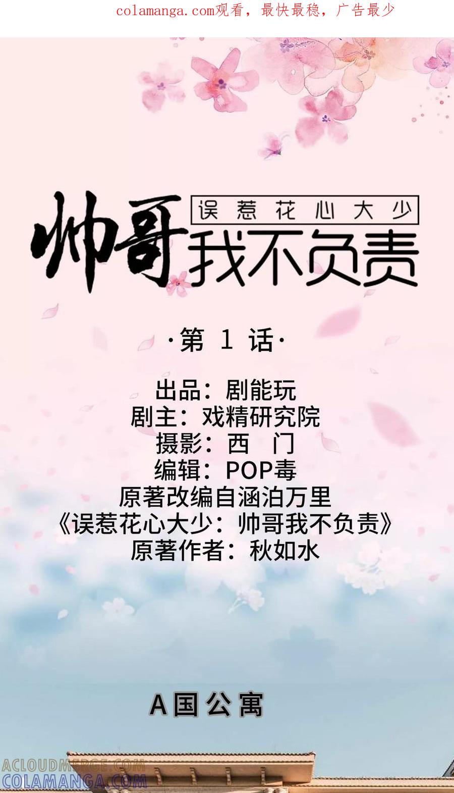 《误惹花心大少：帅哥我不负责》第1话 第1页