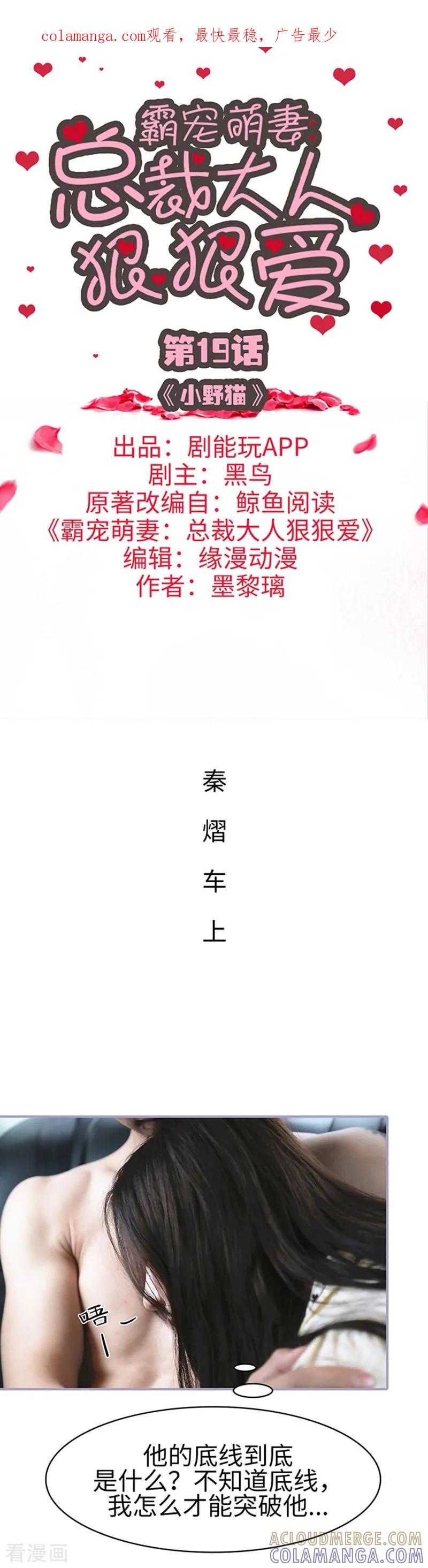 《霸宠萌妻：总裁大人狠狠爱》第19话 第1页