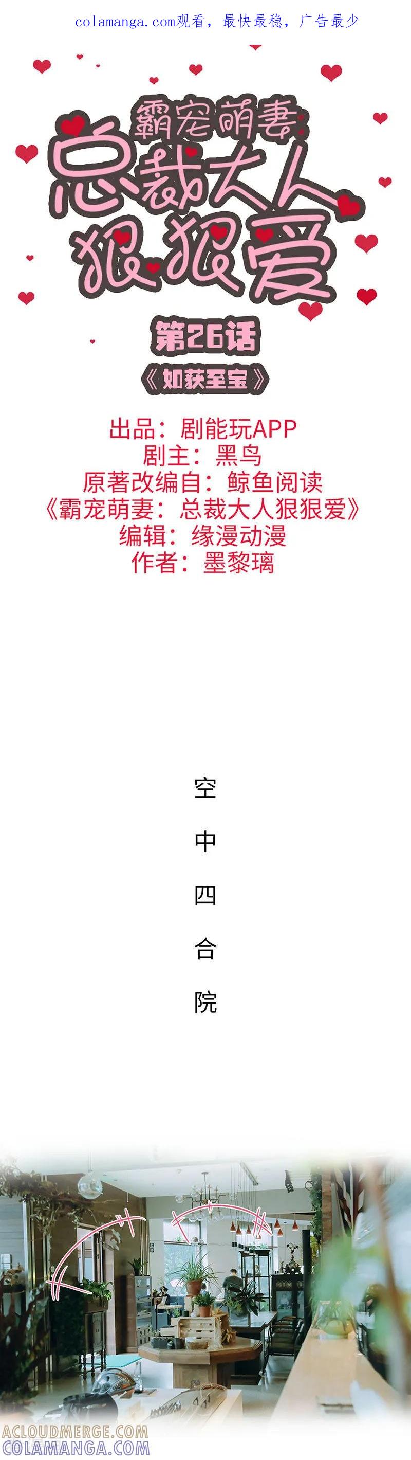 《霸宠萌妻：总裁大人狠狠爱》第26话 第1页