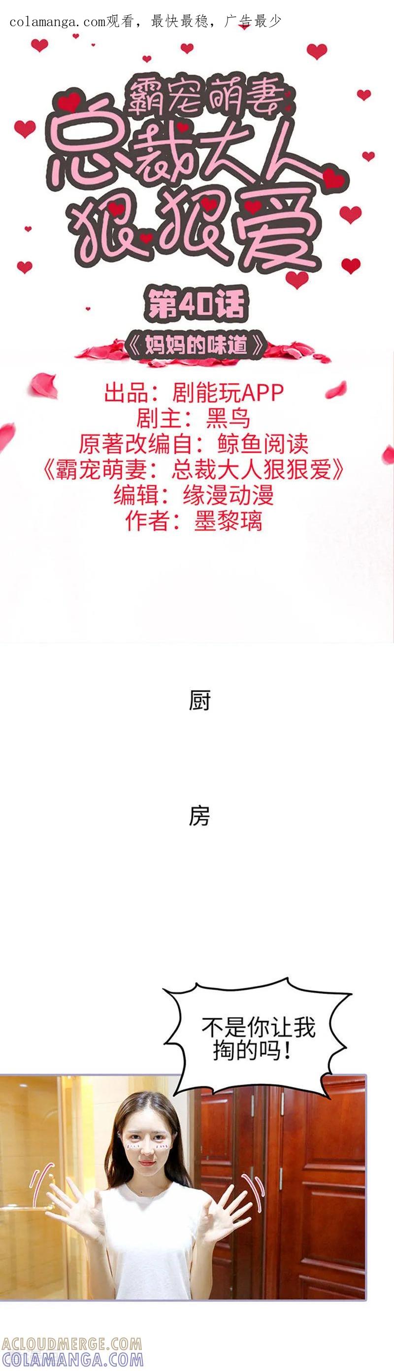 《霸宠萌妻：总裁大人狠狠爱》第40话 第1页