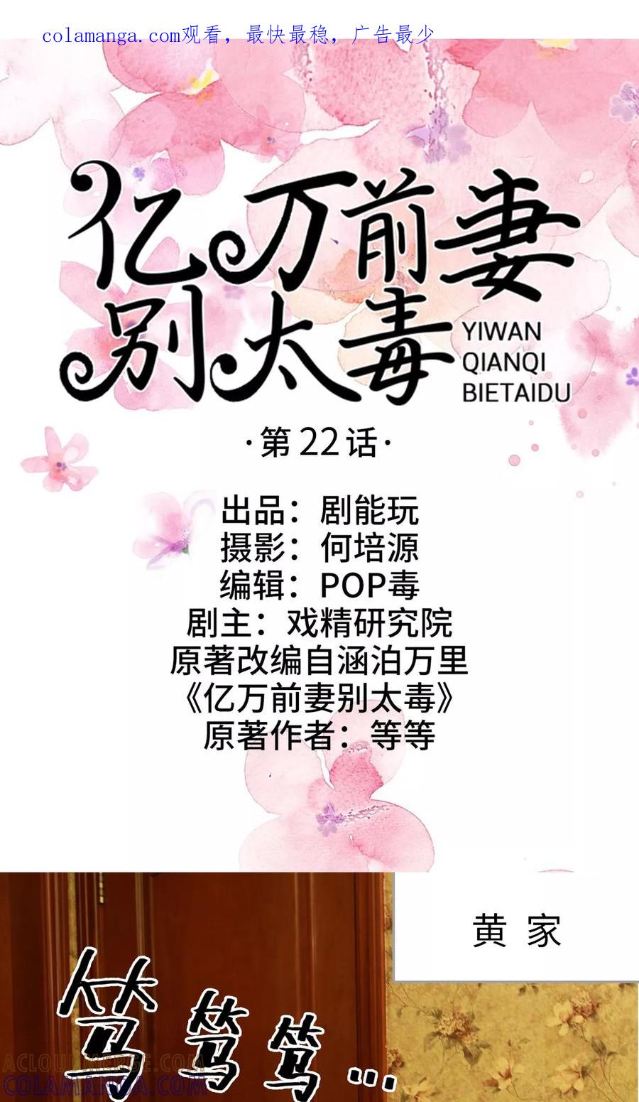《亿万前妻别太毒》第22话 第1页