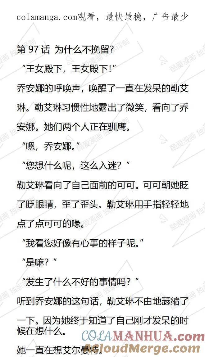 《小说版被遗弃的王女的秘密卧室》第97话 第1页