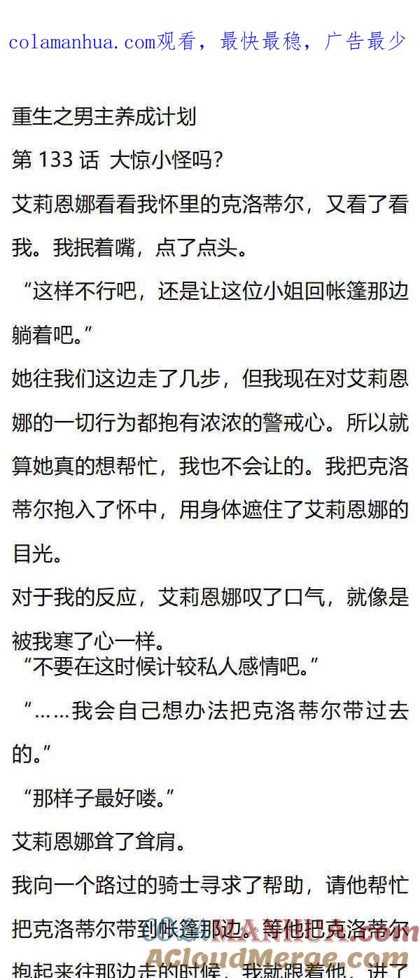 《小说版重生：被指名为公爵的女仆》第133话 大惊小怪吗？ 第1页