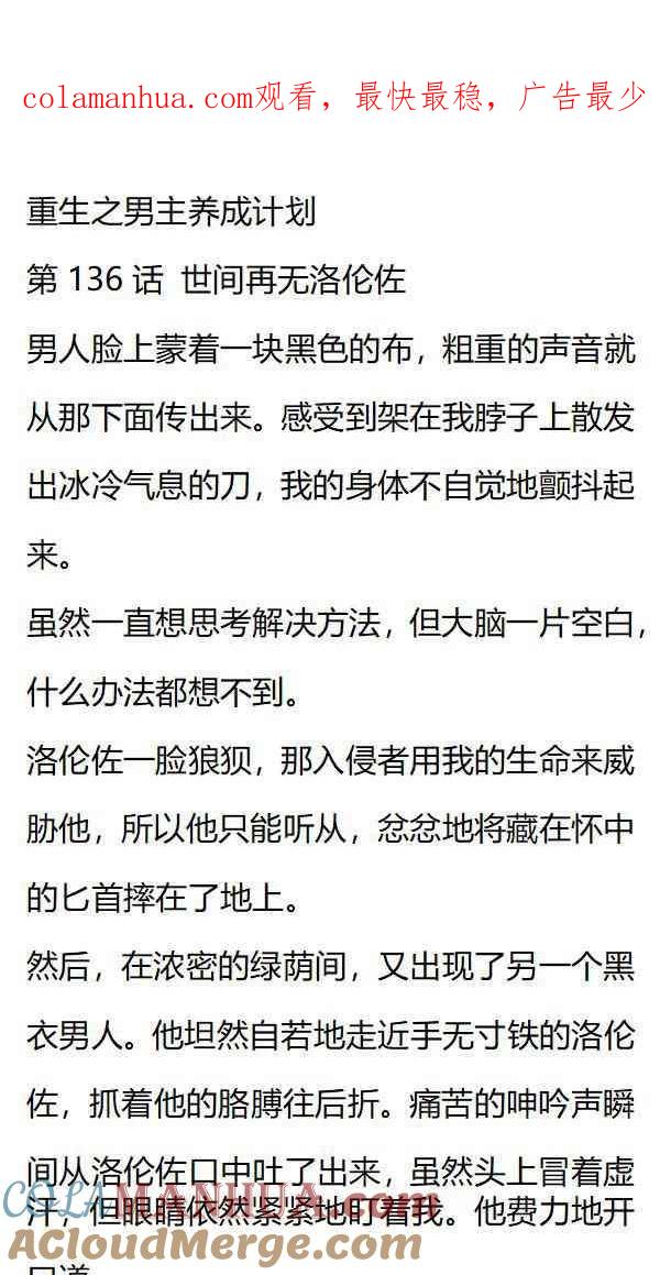 《小说版重生：被指名为公爵的女仆》第136话 世间再无洛伦佐 第1页