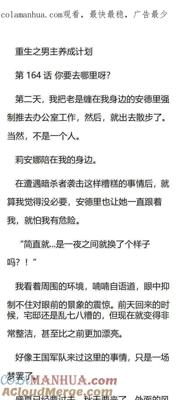 《小说版重生：被指名为公爵的女仆》第164话 你要去哪里呀？ 第1页