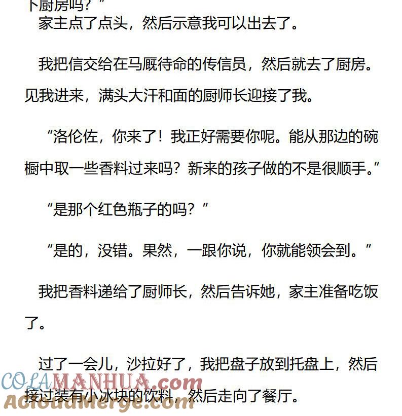 《小说版重生：被指名为公爵的女仆》第182话 番外二 洛伦佐的公爵观察日记（一） 第9页