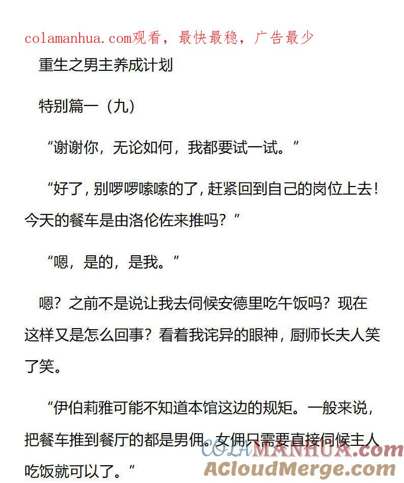 《小说版重生：被指名为公爵的女仆》第201话 特别篇一（九） 第1页
