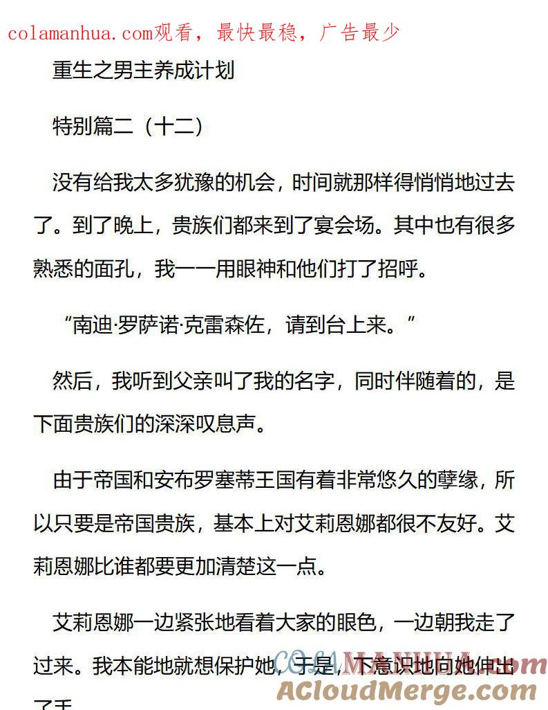 《小说版重生：被指名为公爵的女仆》第215话 特别篇二（十二） 第1页