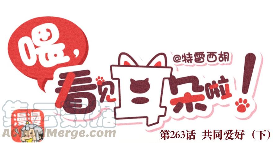 喂，看见耳朵啦 - 263话 共同爱好（下） - 第1张图