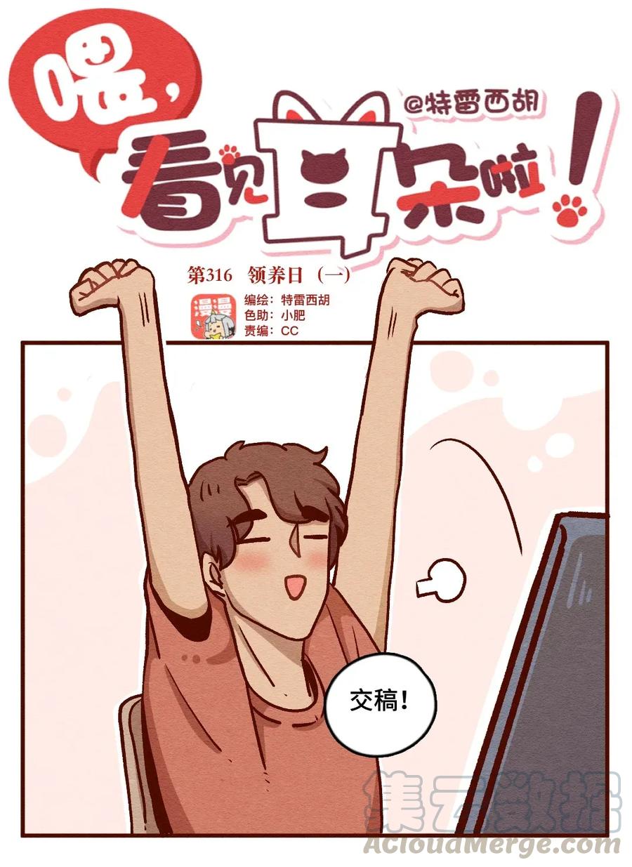 喂，看见耳朵啦 - 316话 领养日（一） - 第1张图