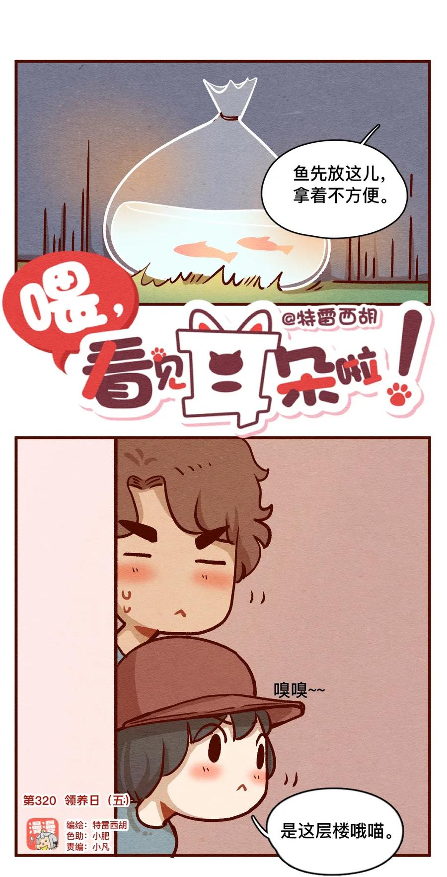 喂，看见耳朵啦 - 320 领养日（五） - 第1张图