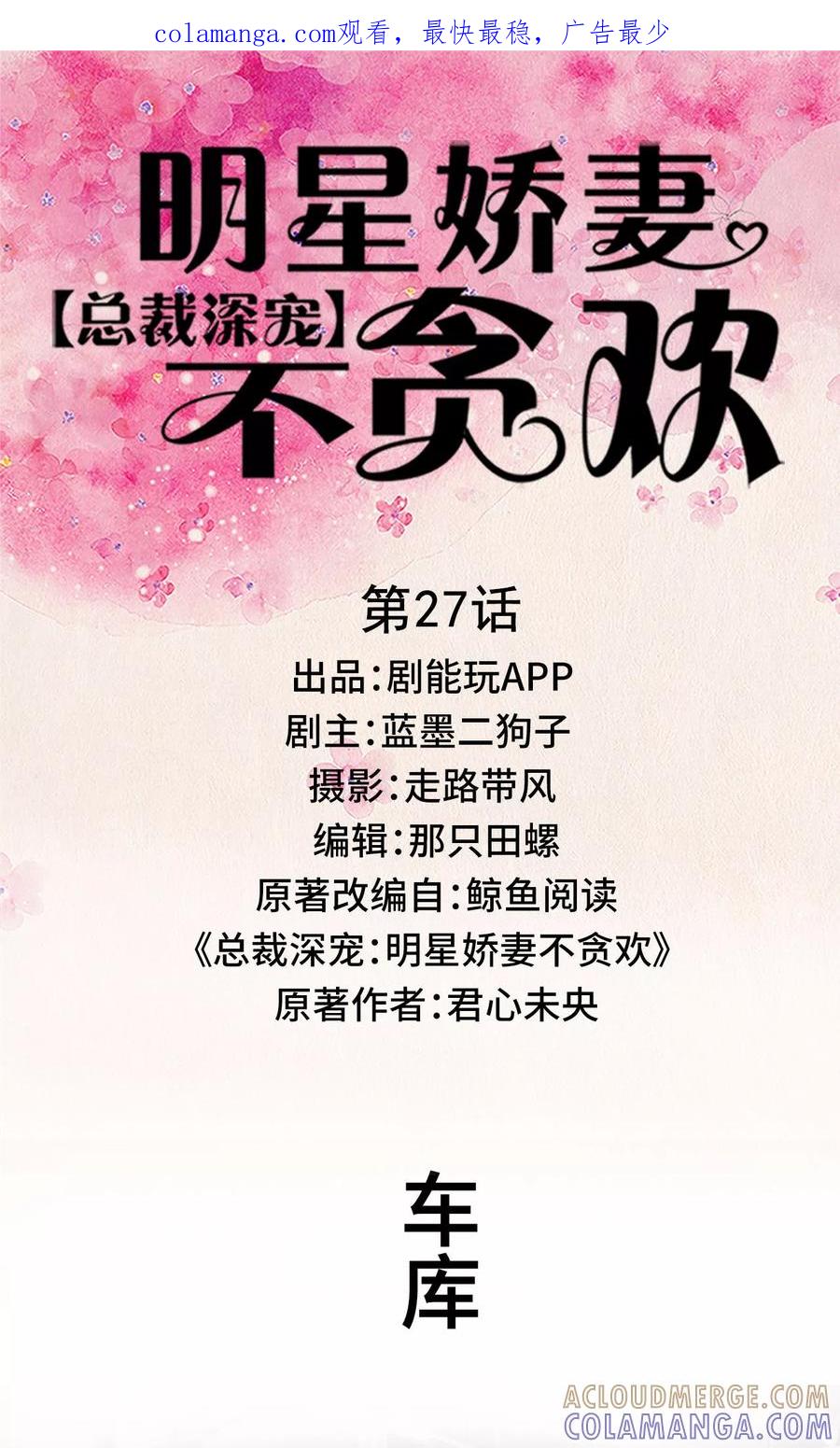 《总裁深宠：明星娇妻不贪欢》第27话 第1页